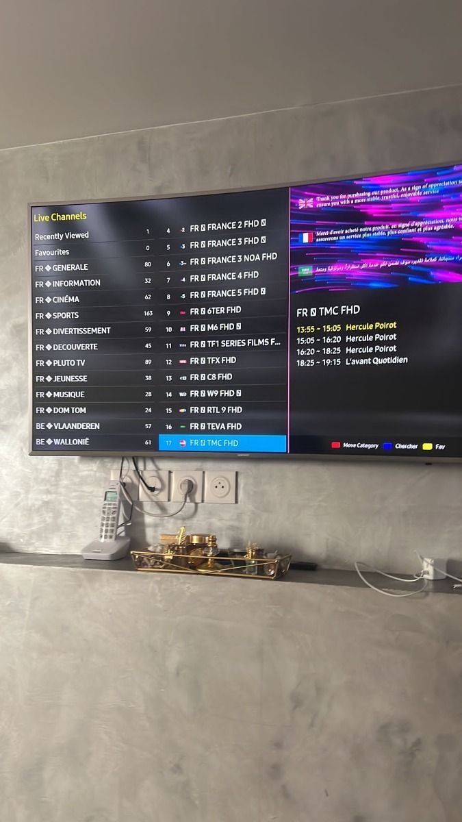 IPTV Ansicht auf einem Kunden Fernseher 7
