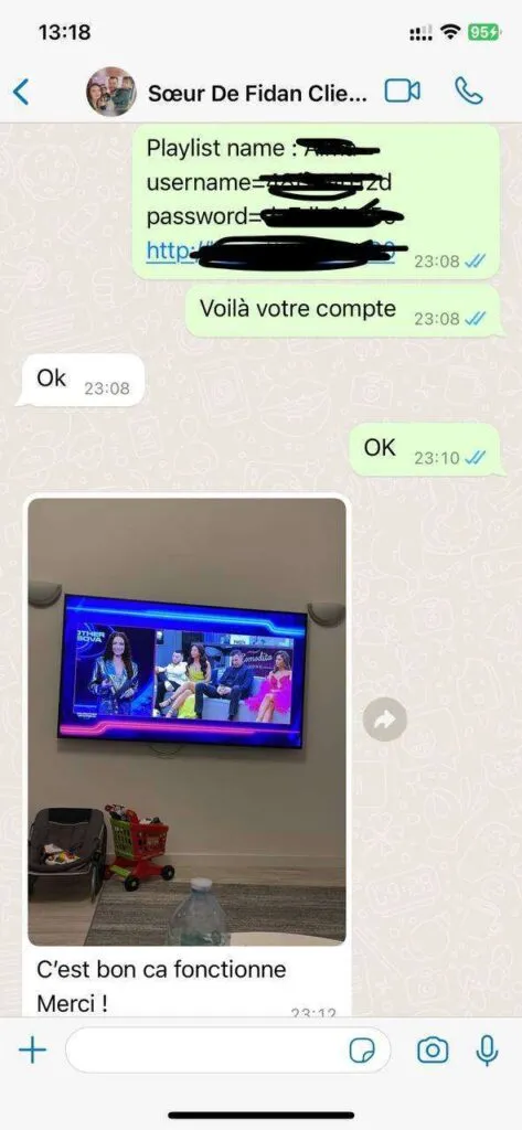 WhatsApp Support Ansicht zu IPTV Schweiz 6
